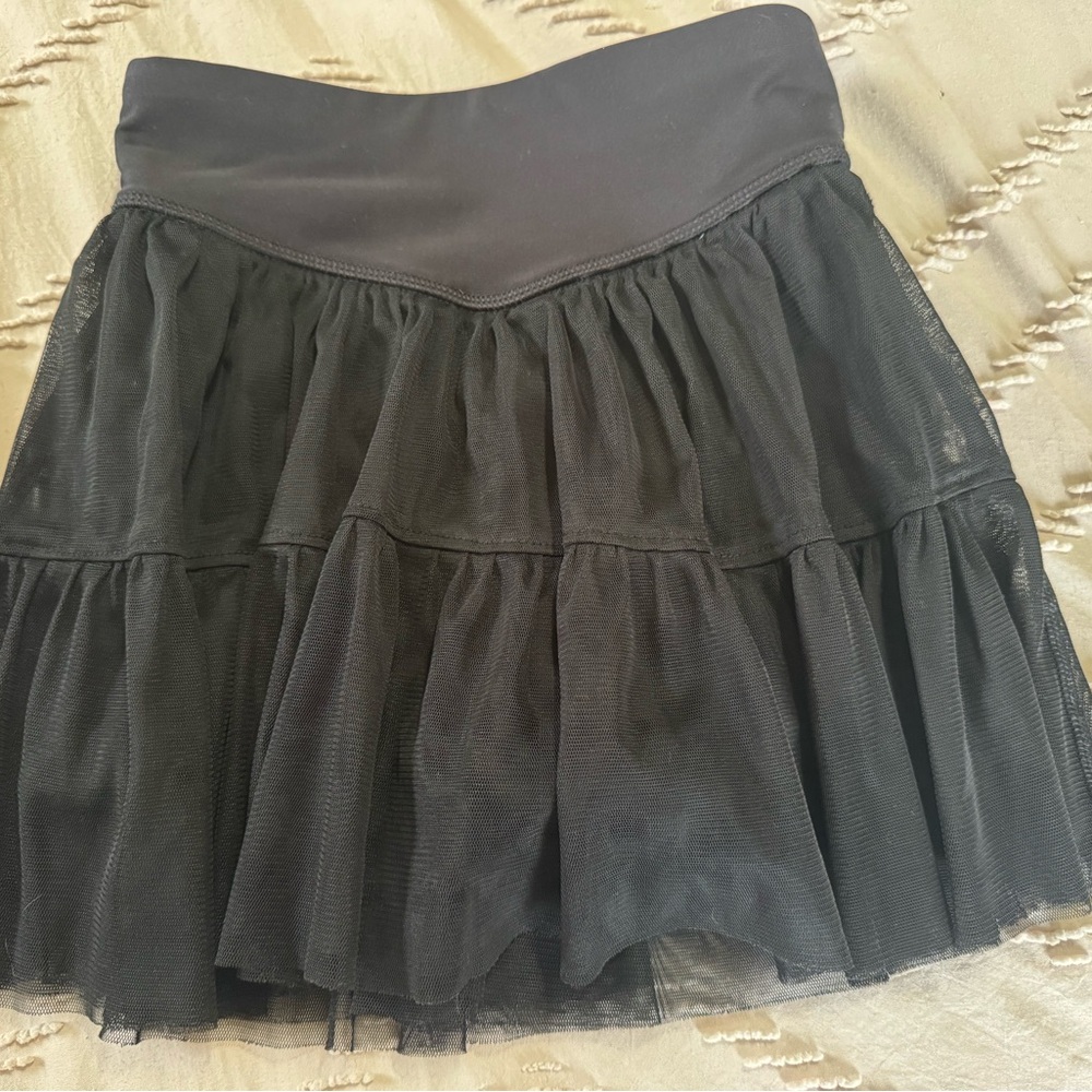 Old Navy Charcoal Tiered Skirt
